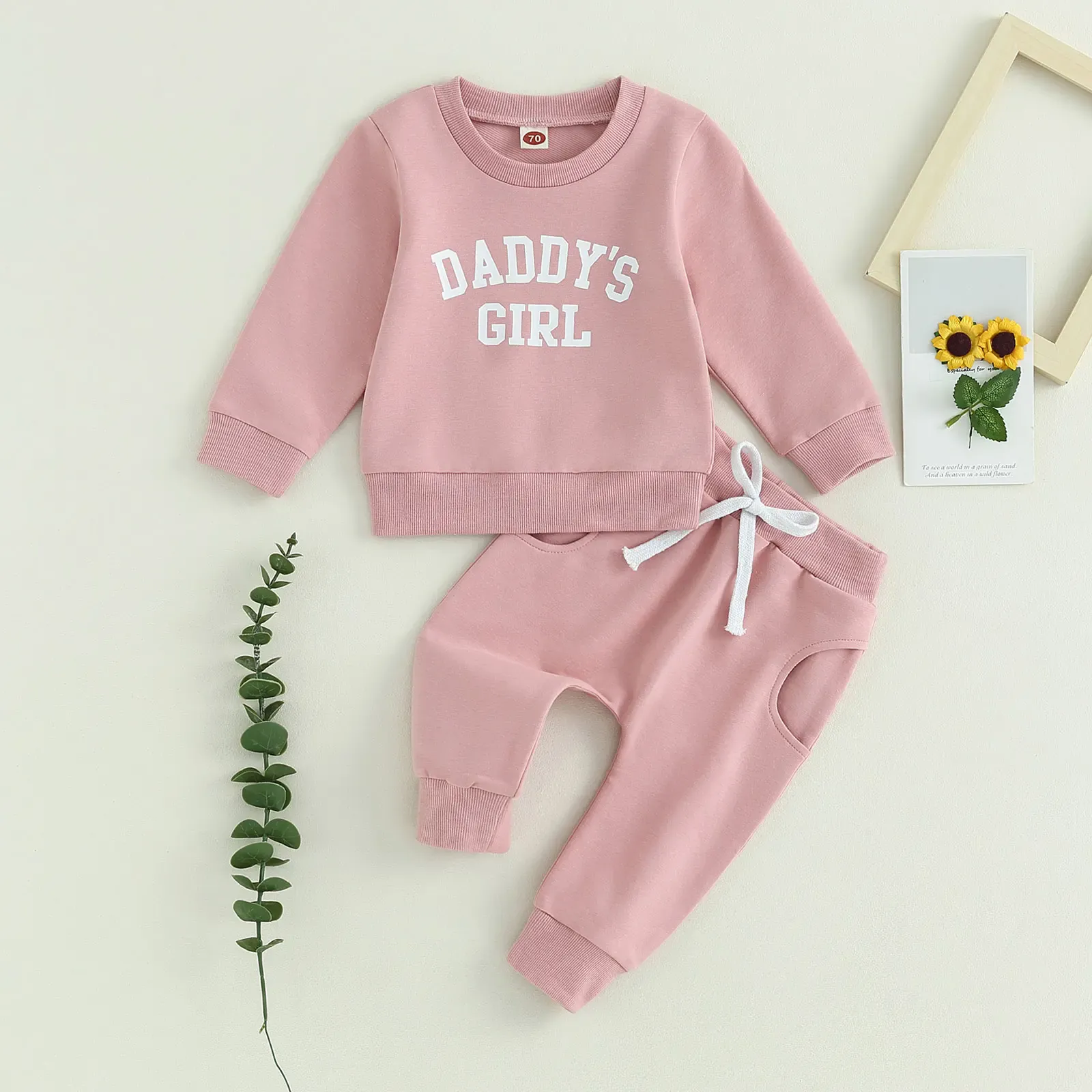 Daddy's Girl Toddler Sweatshirt and Pants Set - Image 8