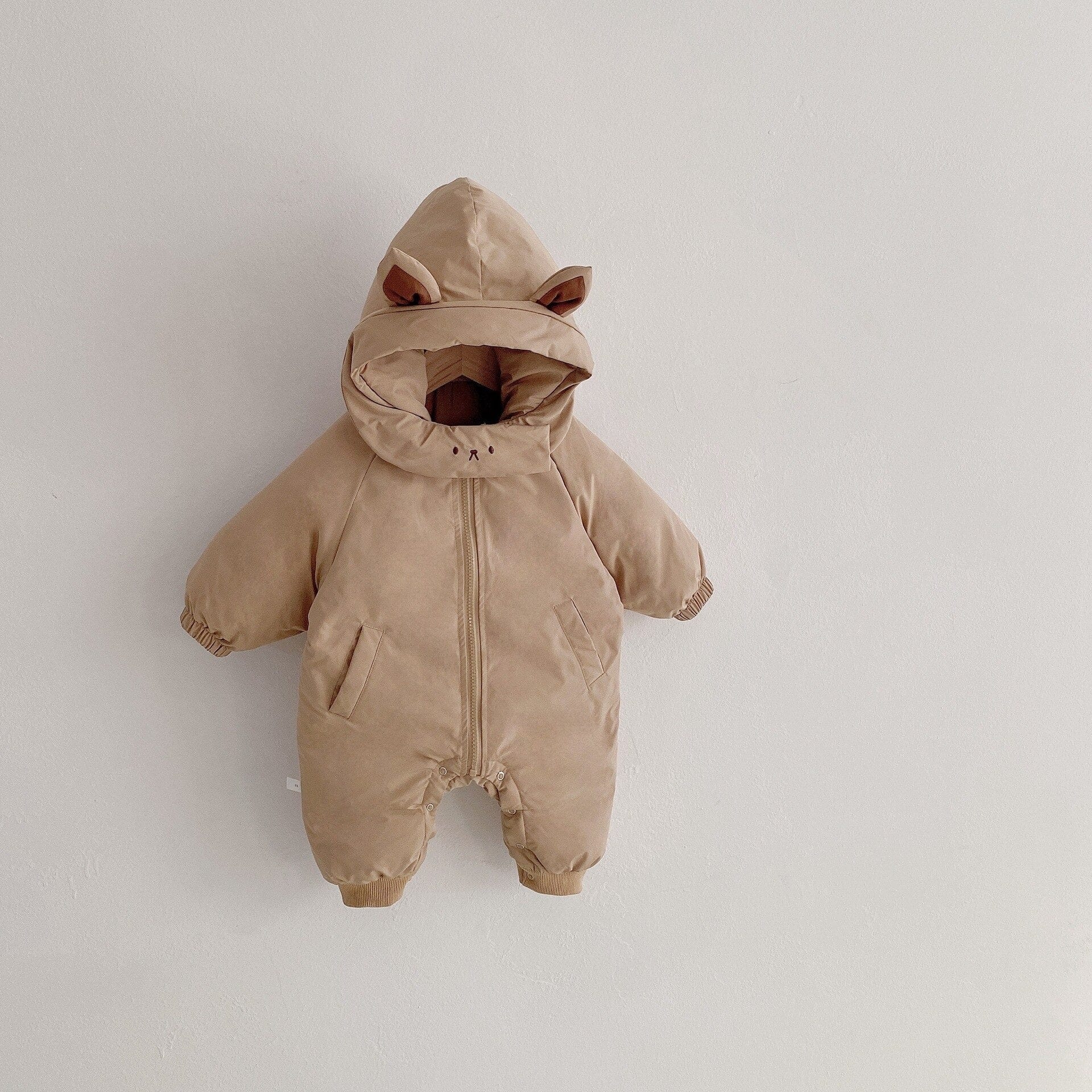 Baby Hooded Jumpsuit For Winter - Image 2