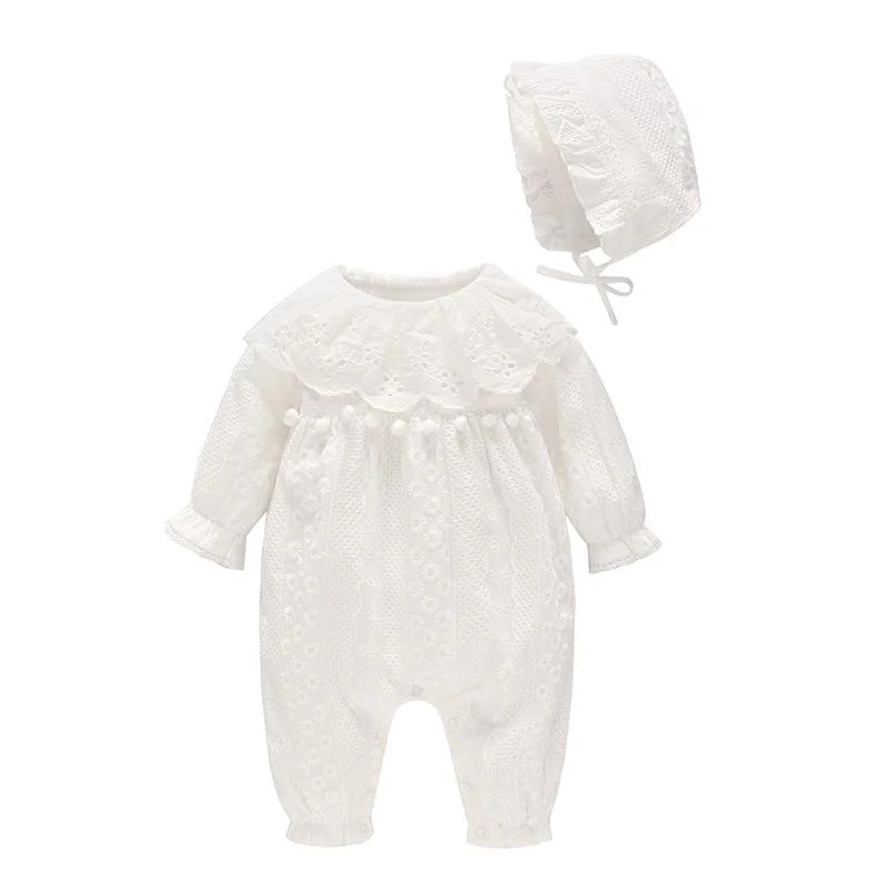 Baby Jumpsuit and Hat Set - Image 2
