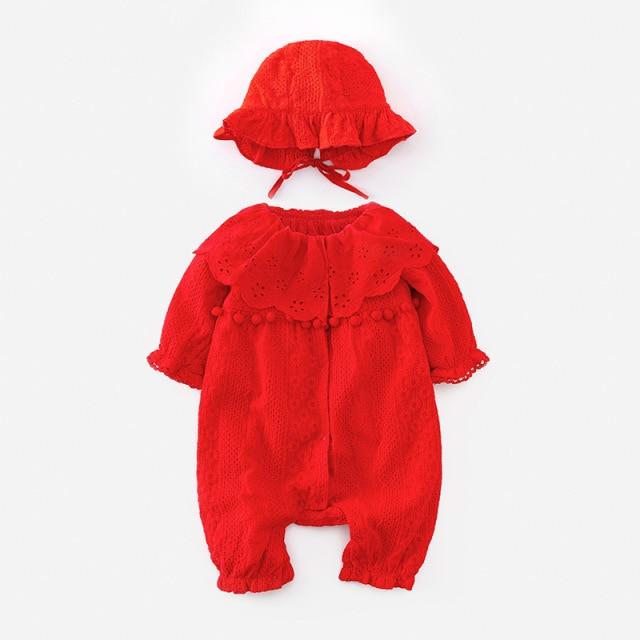 Baby Jumpsuit and Hat Set - Image 5