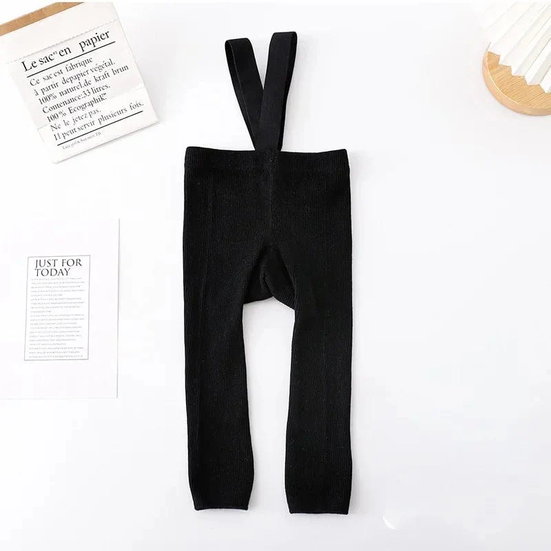 Baby Knit Suspender Pants - Image 10