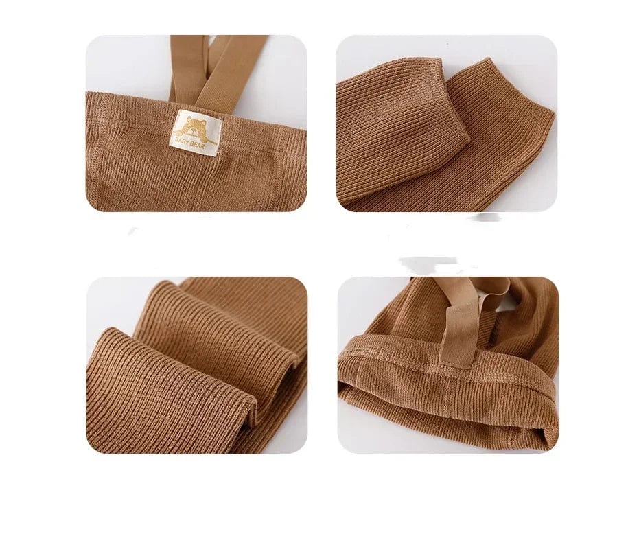 Baby Knit Suspender Pants - Image 4