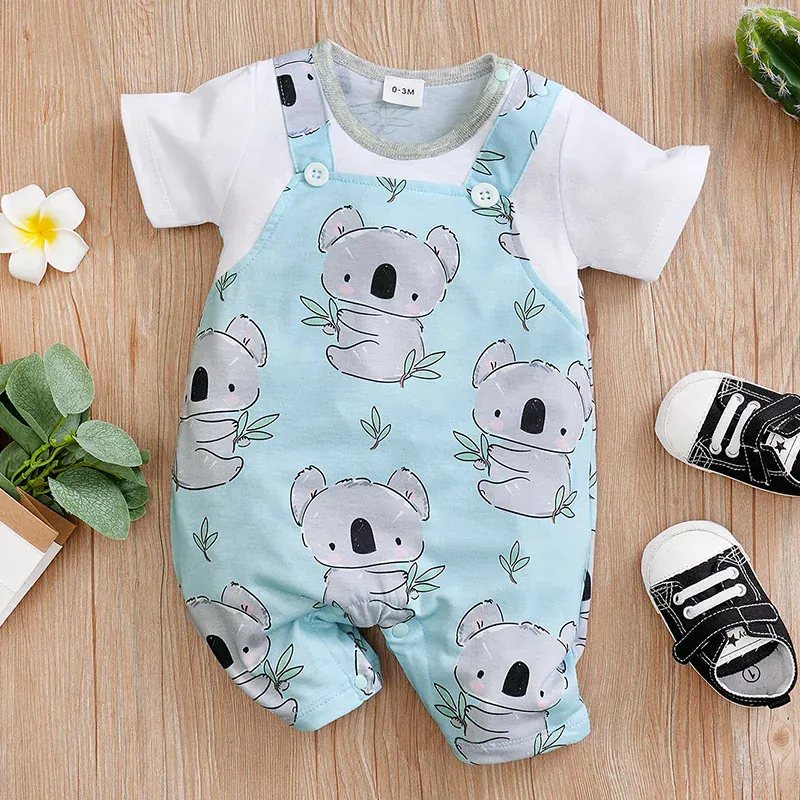 Baby Koala Print Romper - Image 2