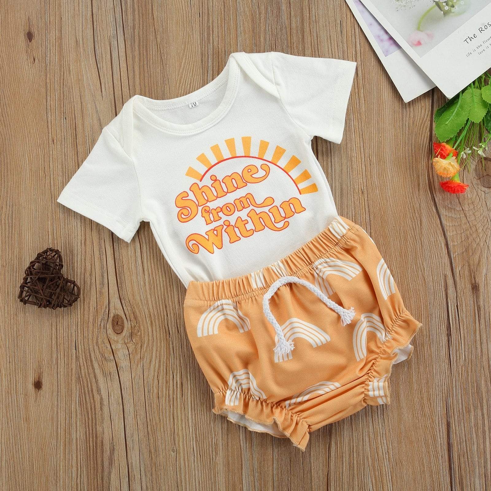 Baby Romper Shorts Set - Image 4