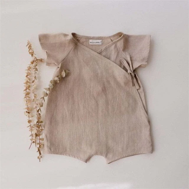 Baby Short Sleeve Romper - Image 4