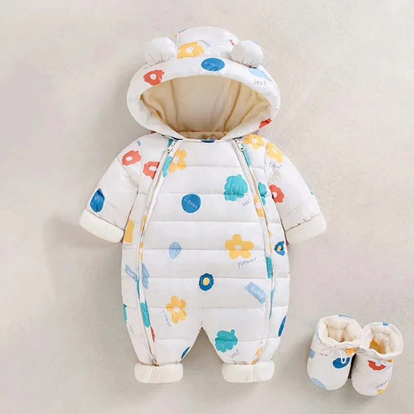 Baby Snowsuit with Shoes Cover - Image 10
