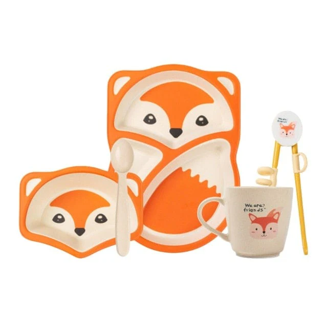 Bamboo Kids Dinner Set - Image 7