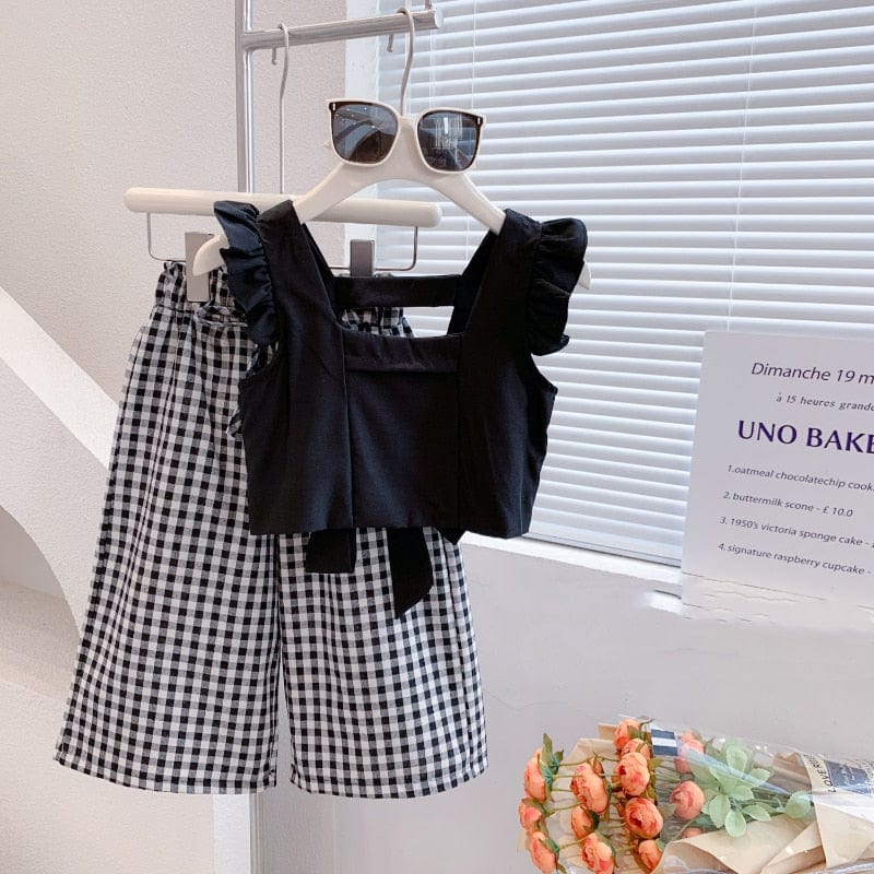 Black and White Gingham Set - Image 2
