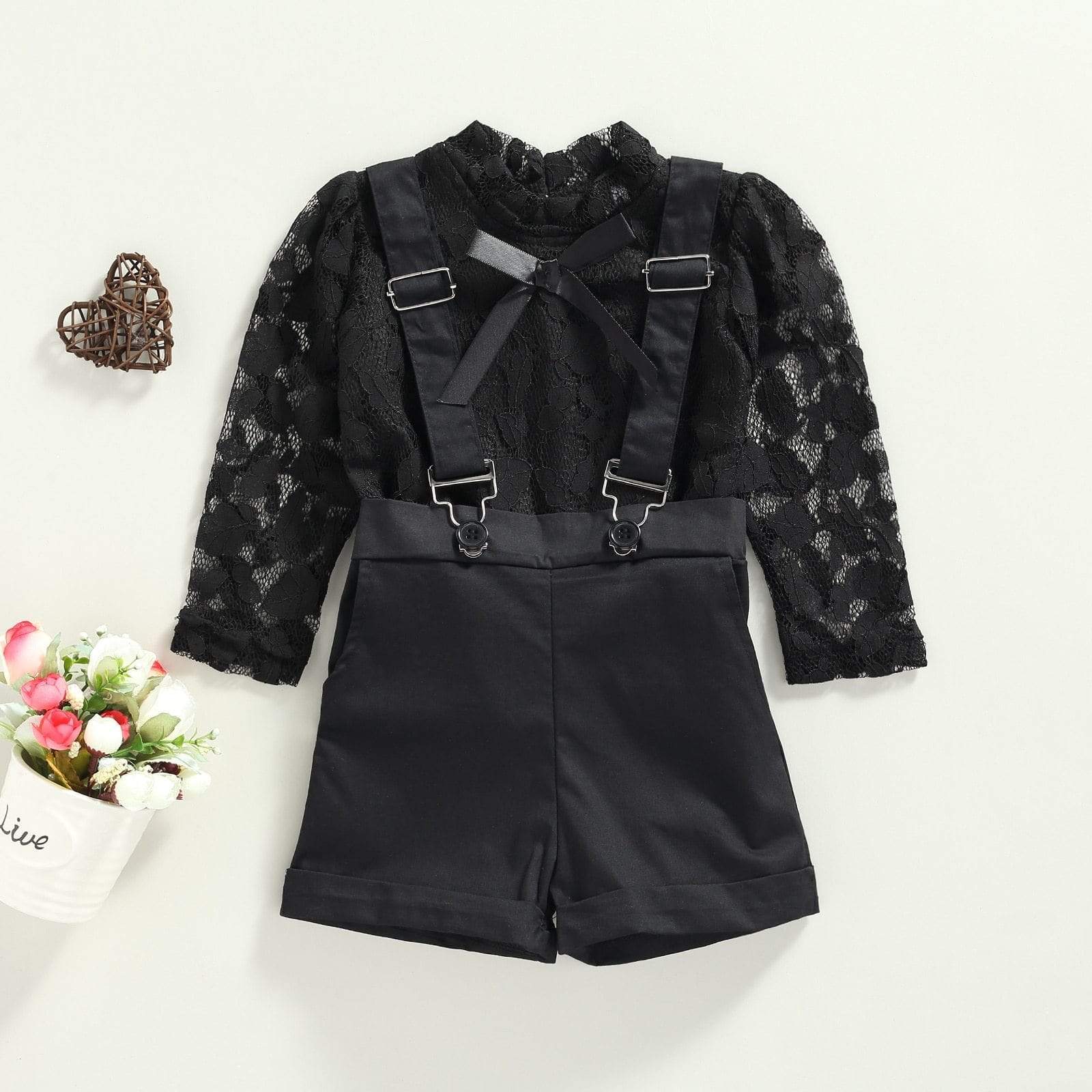 Black Lace Top Outfit - Image 3