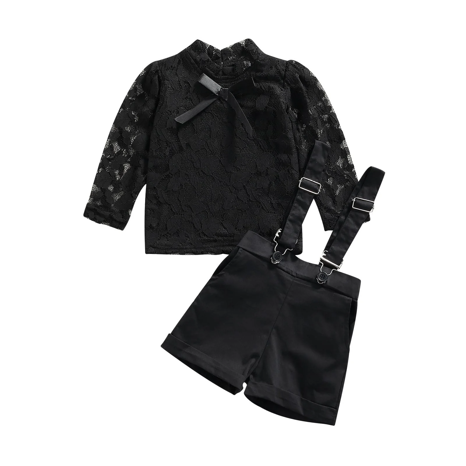 Black Lace Top Outfit - Image 4