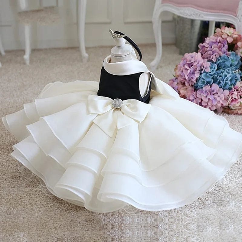 Black & White Tiered Tutu Dress - Image 6