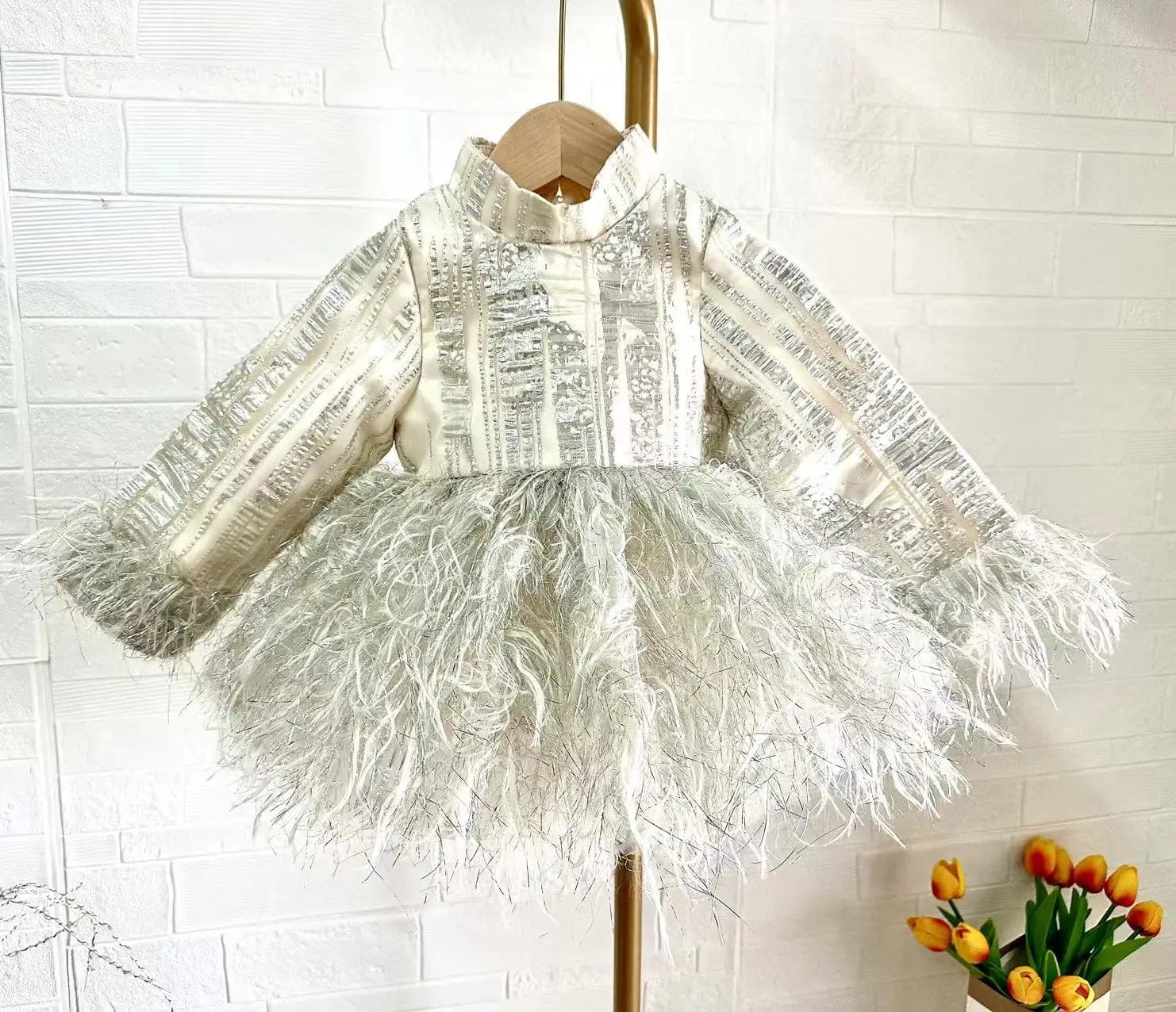 Bling Feather Princess Dress - Image 10
