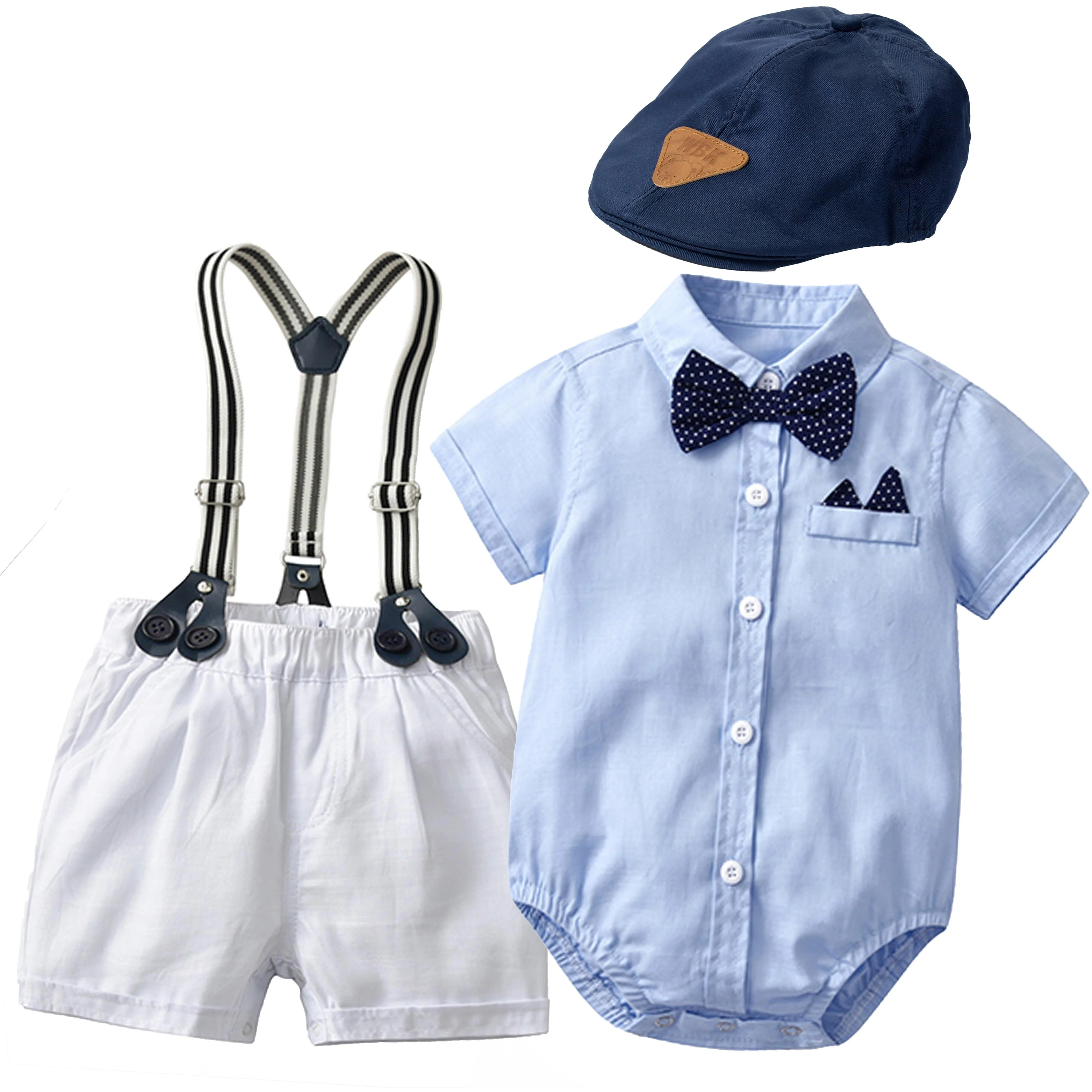 Blue Tie And Suspenders Set - Image 2