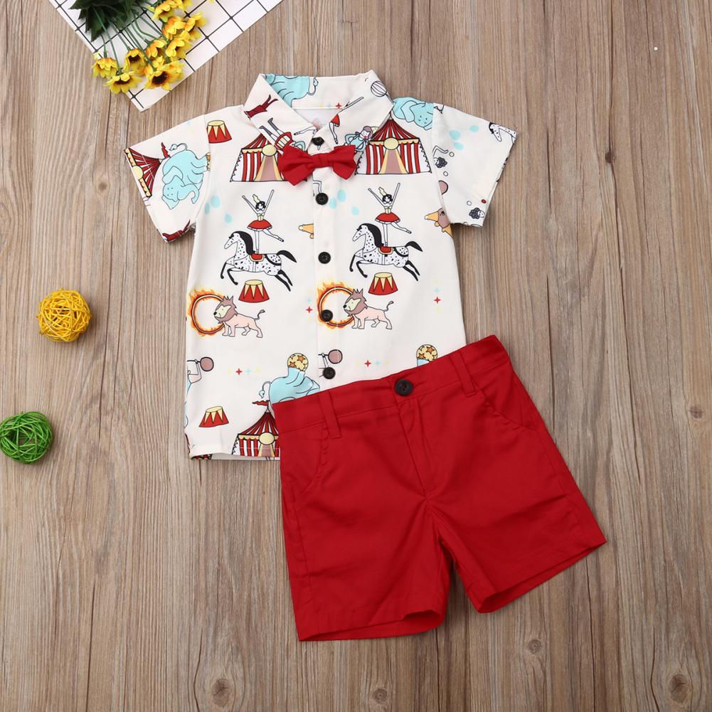 Boy Circus Print Outfit - Image 4