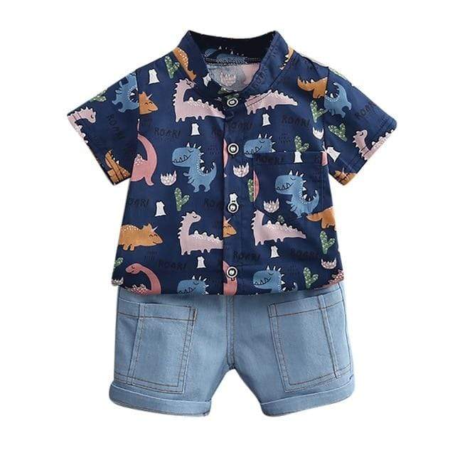 Boy Dinosaur Print Outfit - Image 8