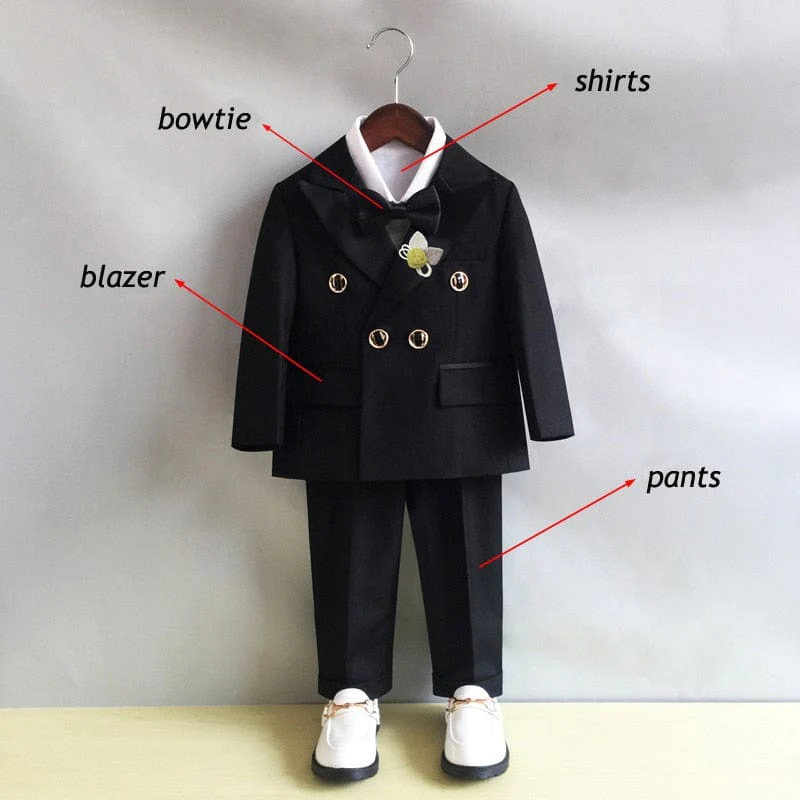 Boy Smart Formal Suit Outfit - Image 6