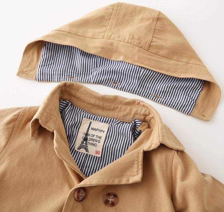 Boys Classic Trench Coat - Image 9
