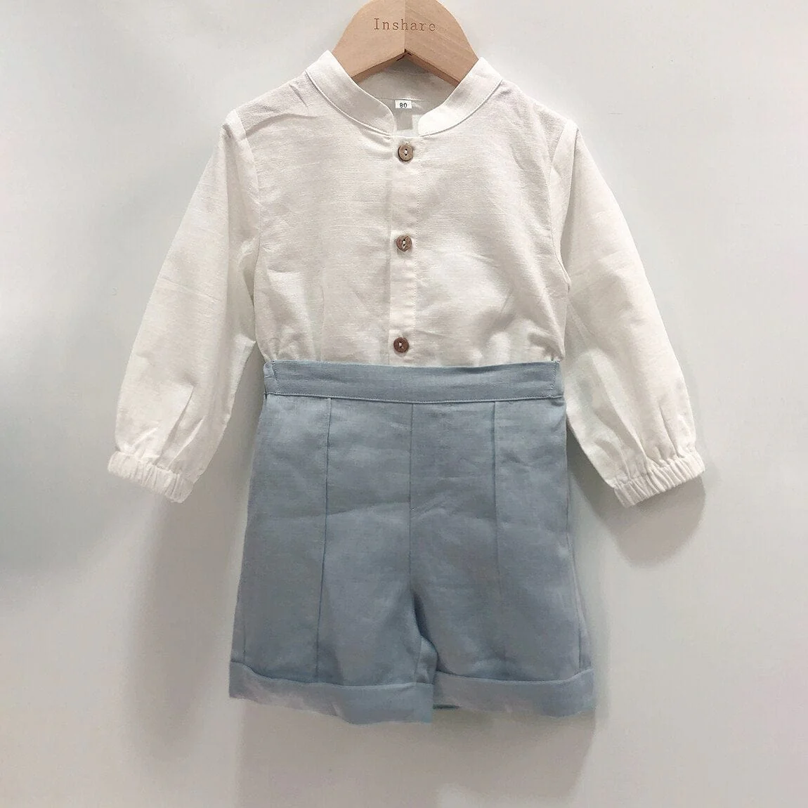 Boys Linen 3 Piece Outfit - Image 4