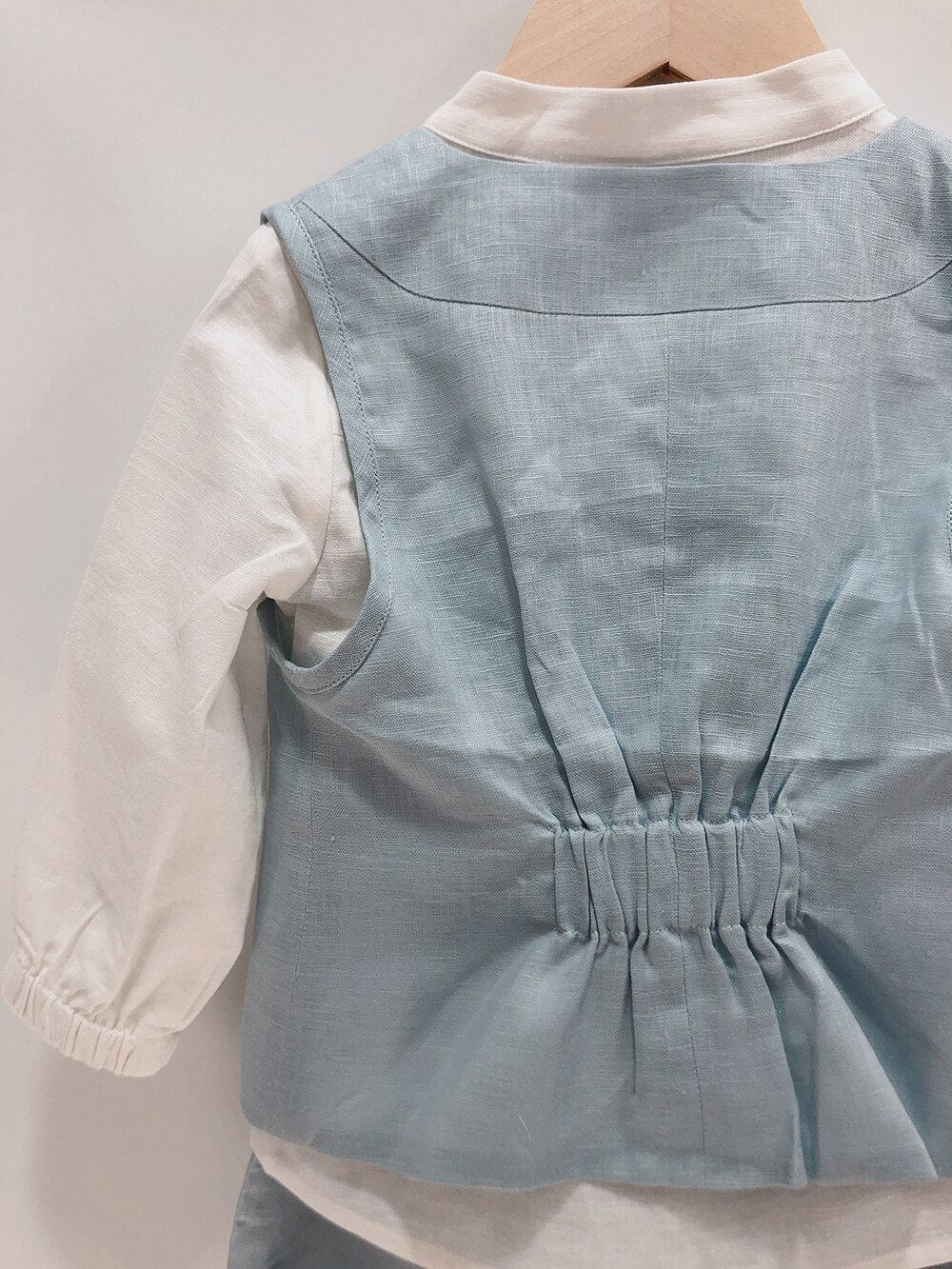 Boys Linen 3 Piece Outfit - Image 8