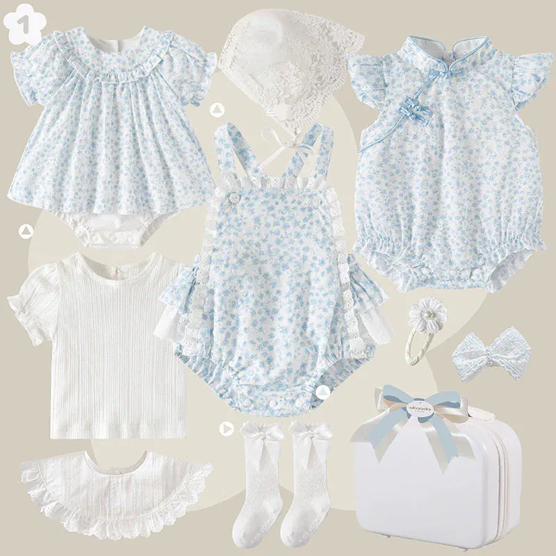 Breathable Summer Baby Girl Gift Set