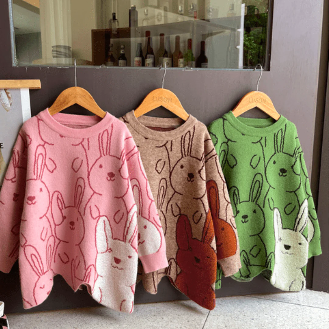 Knitted Bunny Sweater