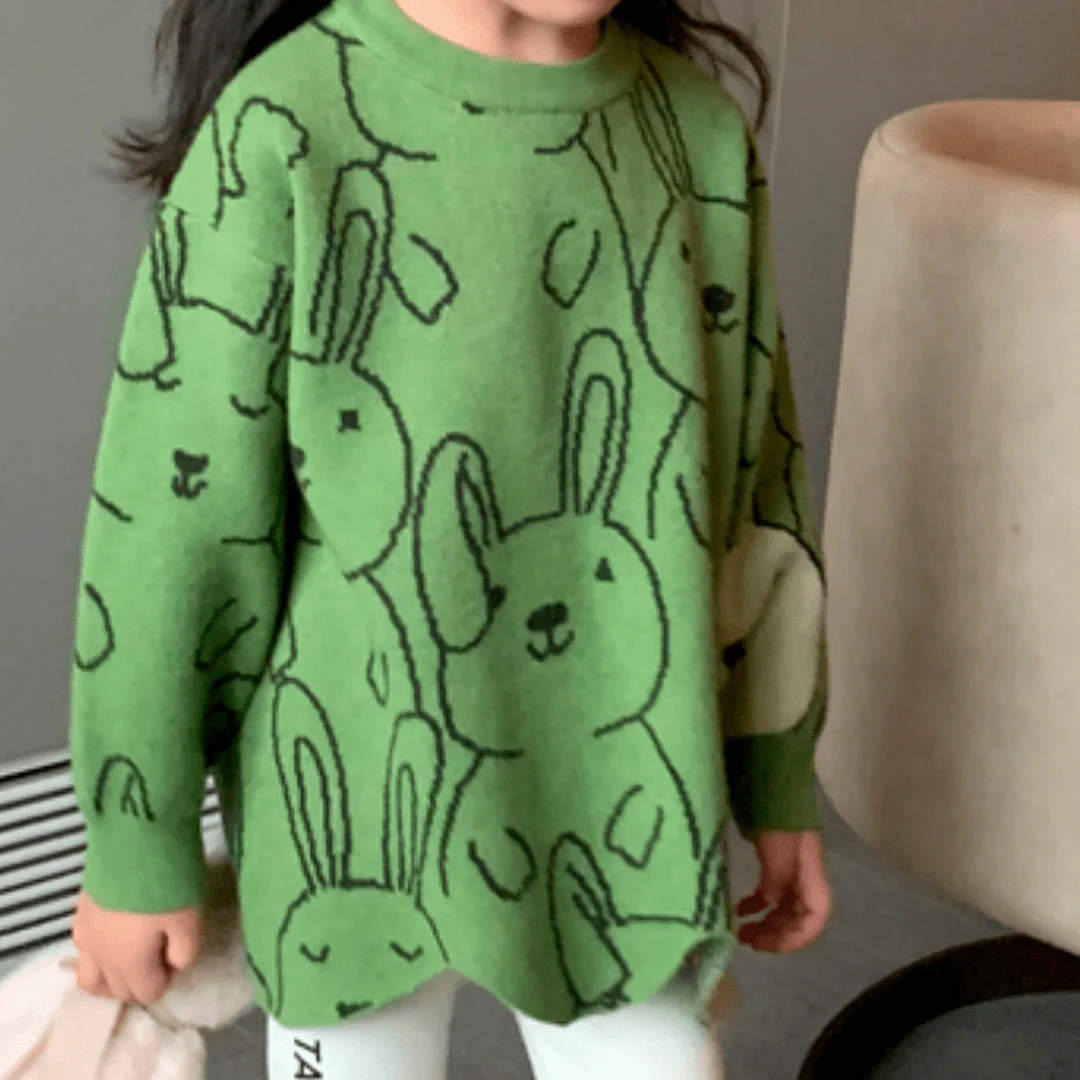 Knitted Bunny Sweater - Image 6