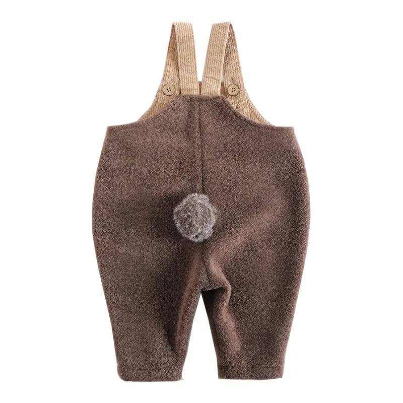 Bunny Tail Baby Overalls - Image 4