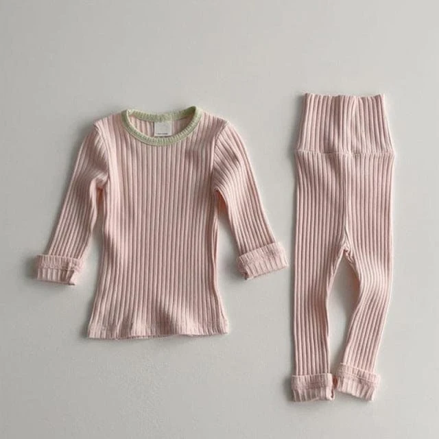 Candy Color Knit Top and Legging Set - Image 3