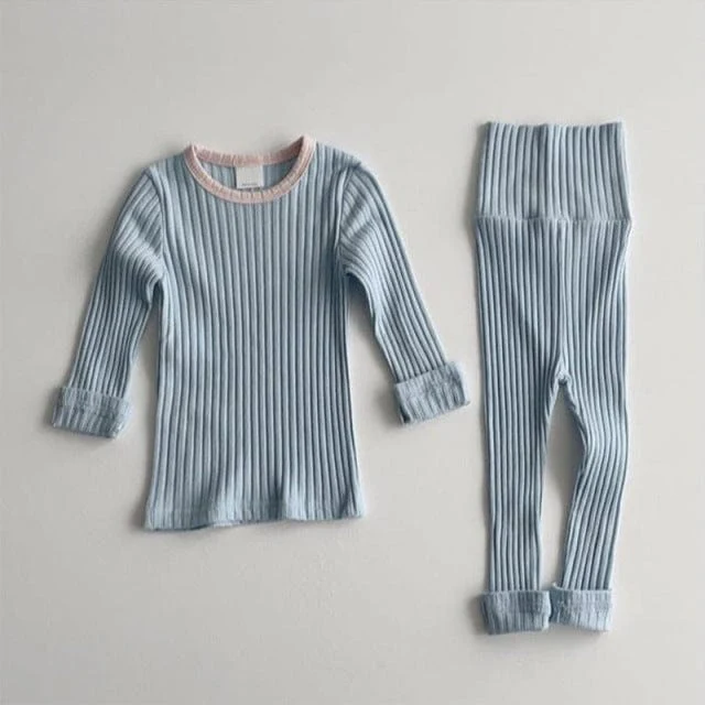 Candy Color Knit Top and Legging Set - Image 4