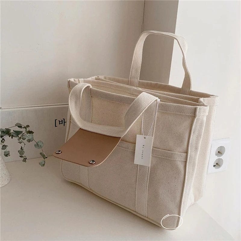 Canvas Multifunctional Mommy Bag - Image 5