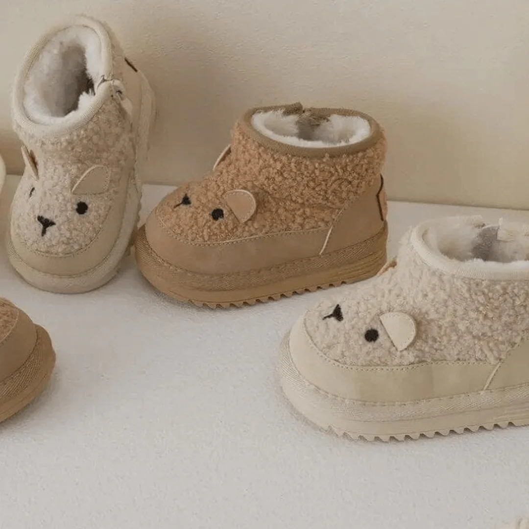 Cartoon Bear Kids Snow Boots - Image 5