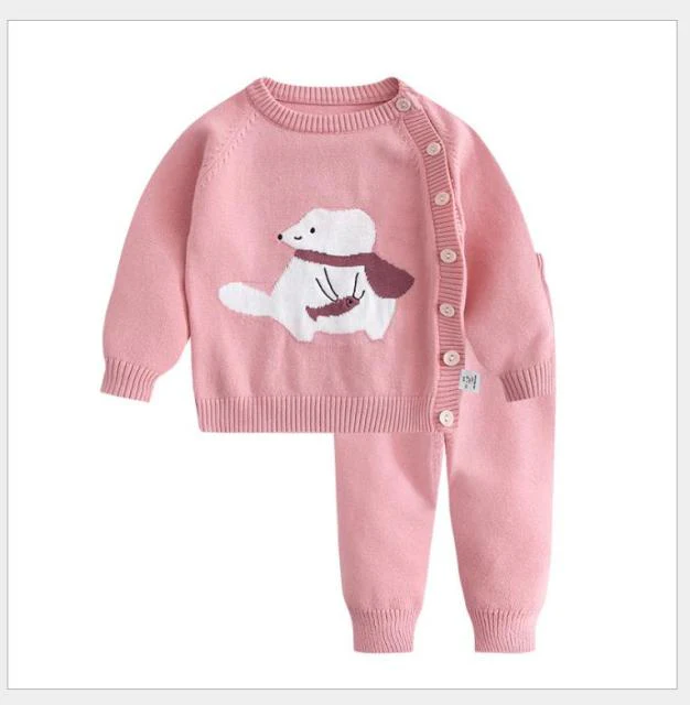 Cartoon Bear Sweater Set - Image 10