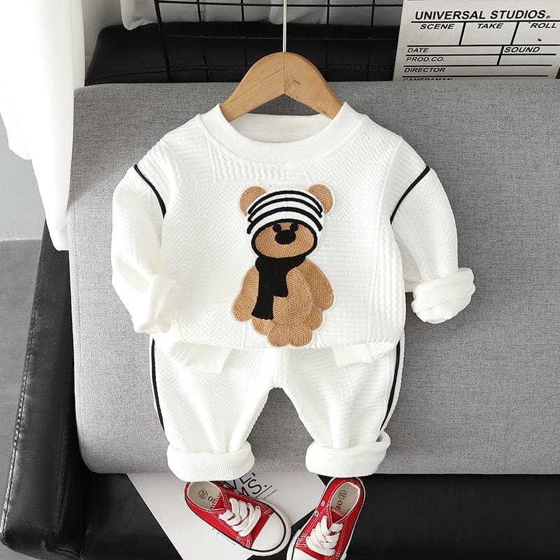 Cartoon Bear Tracksuit Set - Image 2