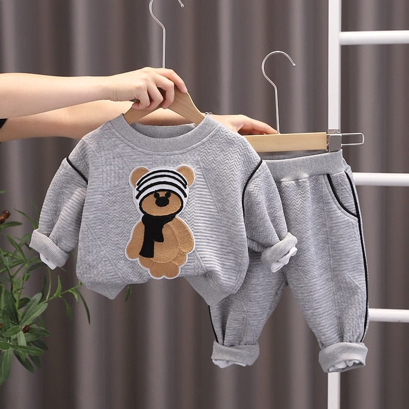 Cartoon Bear Tracksuit Set - Image 3