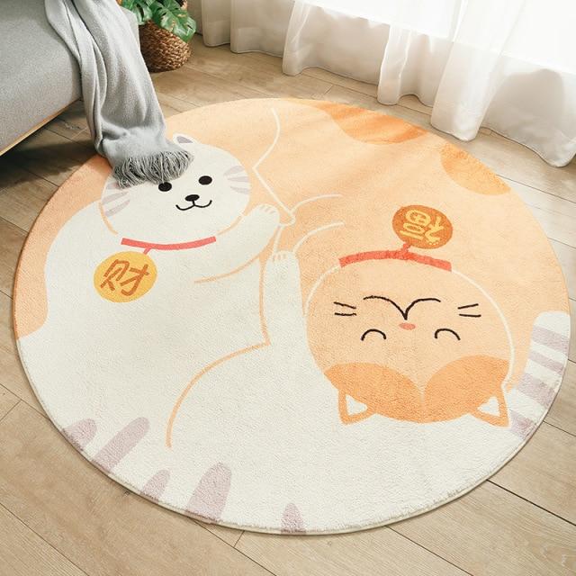 Cartoon Design Kids Round Rugs - Image 8