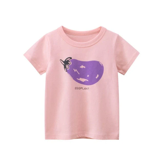 Cartoon Fruit Kids T-Shirt - Image 5