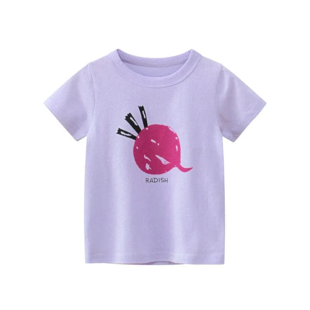 Cartoon Fruit Kids T-Shirt - Image 6