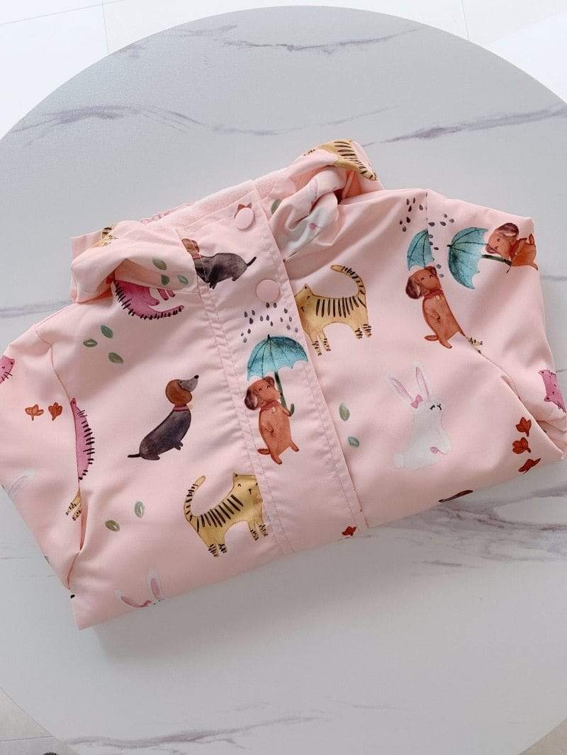 Cartoon Hooded Windbreaker Jacket - Image 5