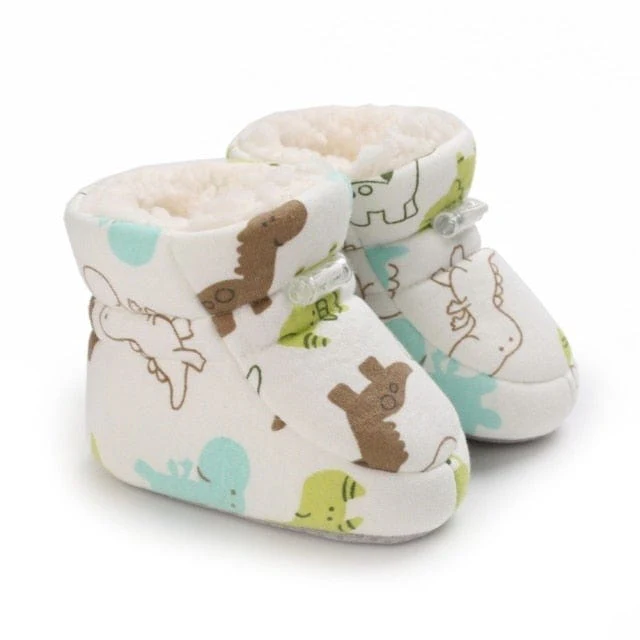 Cartoon Print Baby Boots - Image 10