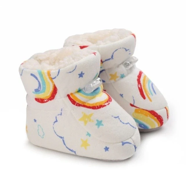 Cartoon Print Baby Boots - Image 4