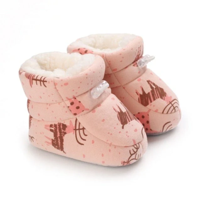 Cartoon Print Baby Boots - Image 7
