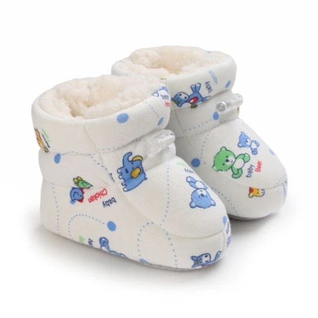 Cartoon Print Baby Boots - Image 9