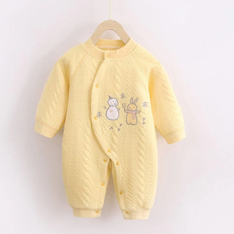 Cartoon Print Baby Growsuit - Image 8