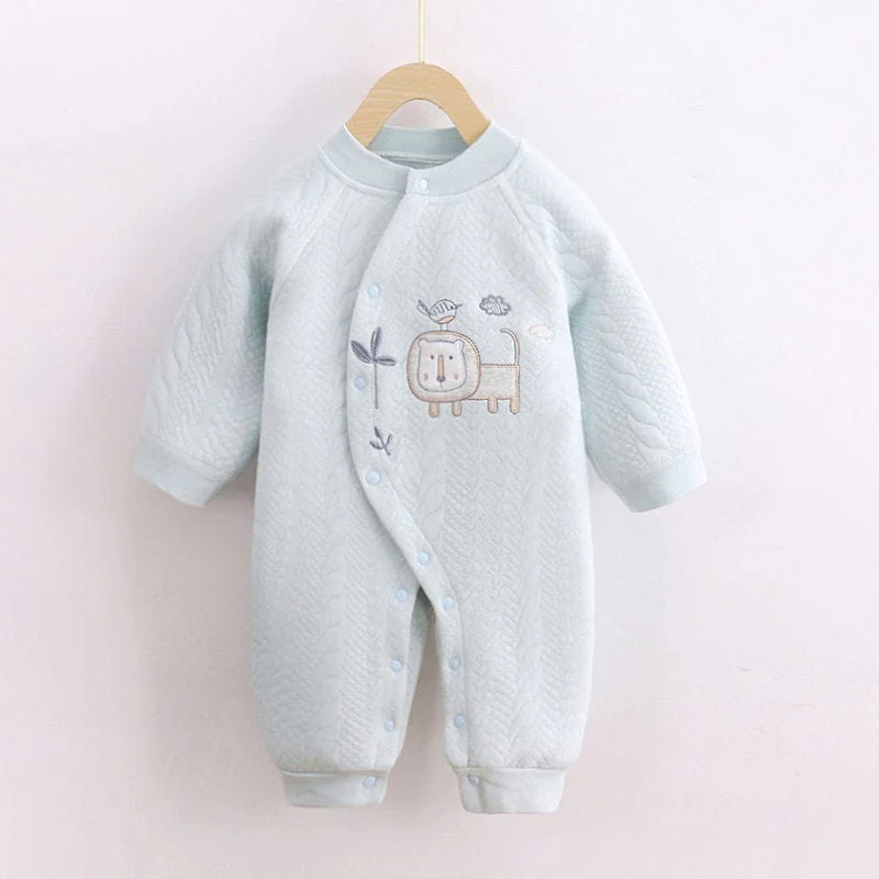 Cartoon Print Baby Growsuit - Image 9