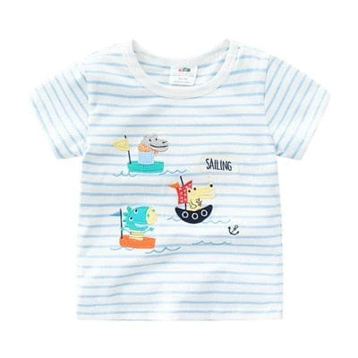 Cartoon Print Boys T Shirt - Image 10