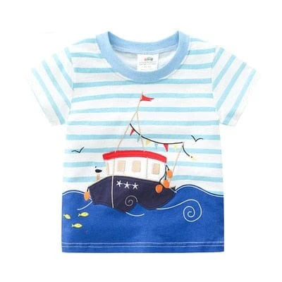 Cartoon Print Boys T Shirt - Image 12