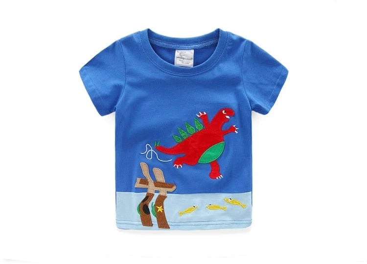 Cartoon Print Boys T Shirt - Image 13