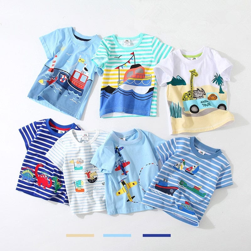 Cartoon Print Boys T Shirt - Image 18