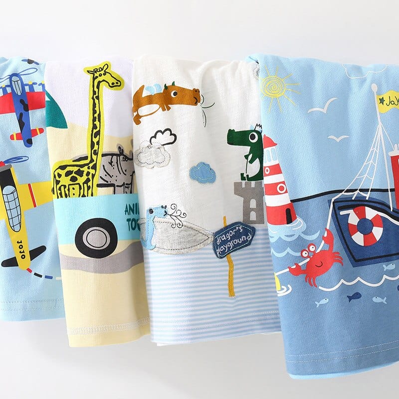 Cartoon Print Boys T Shirt - Image 20
