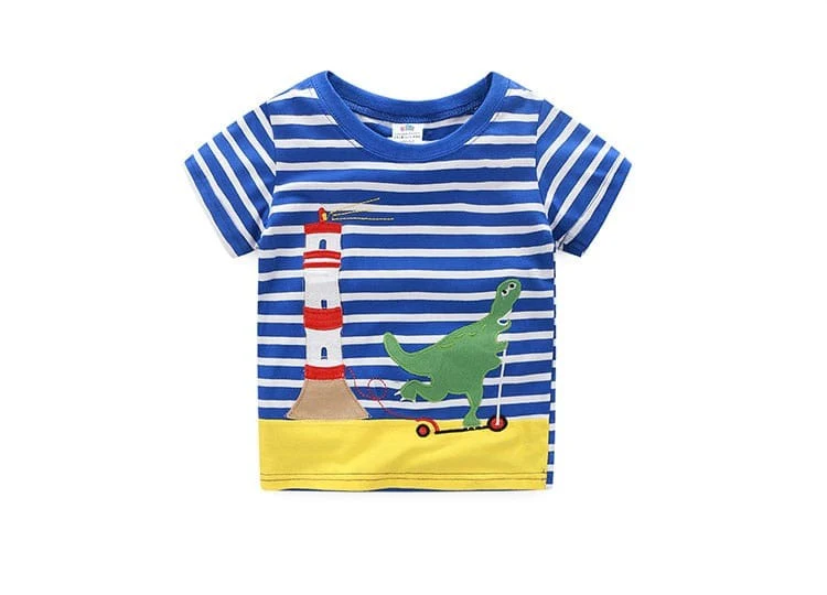Cartoon Print Boys T Shirt - Image 6